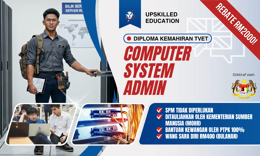 diploma kemahiran tvet computer system admin diploma kemahiran tvetcomputer system admin