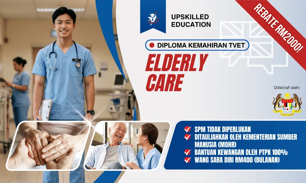 diploma kemahiran tvet elderly care