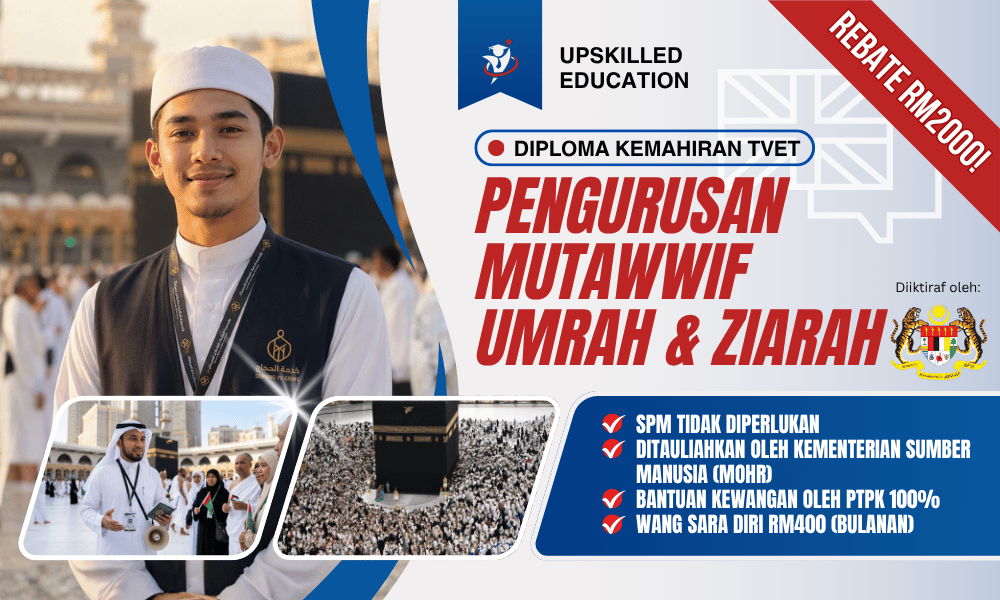 diploma kemahiran tvet pengurusan mutawwif umrah ziarah