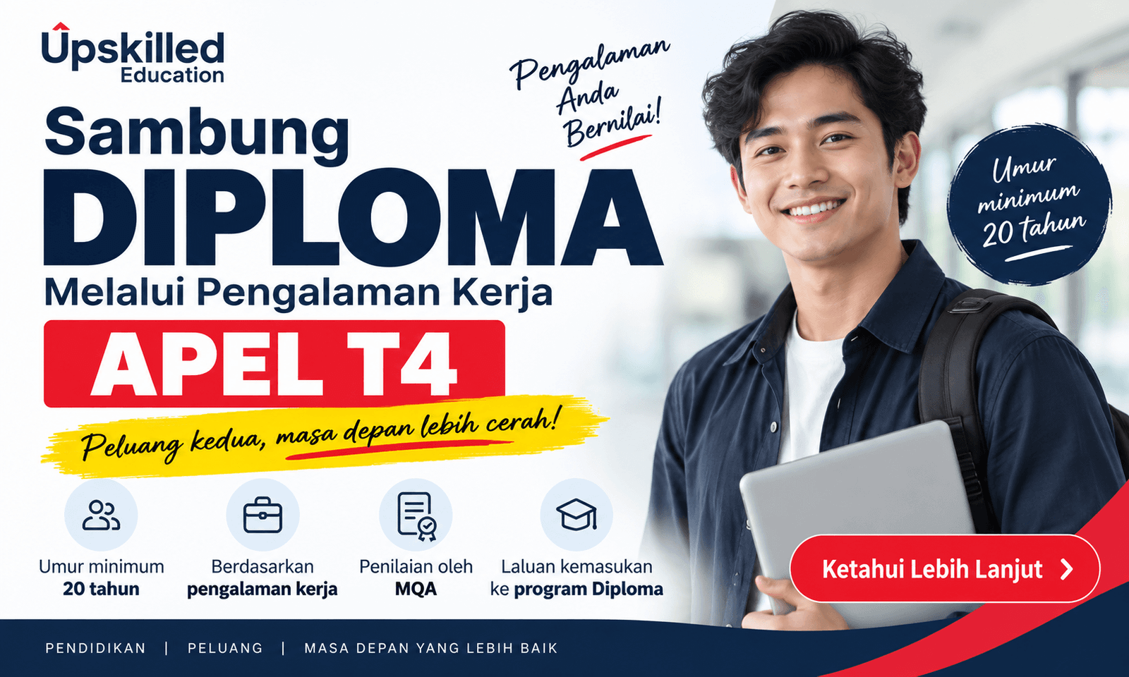 APEL T4: Laluan Kemasukan Diploma Untuk Individu Berpengalaman