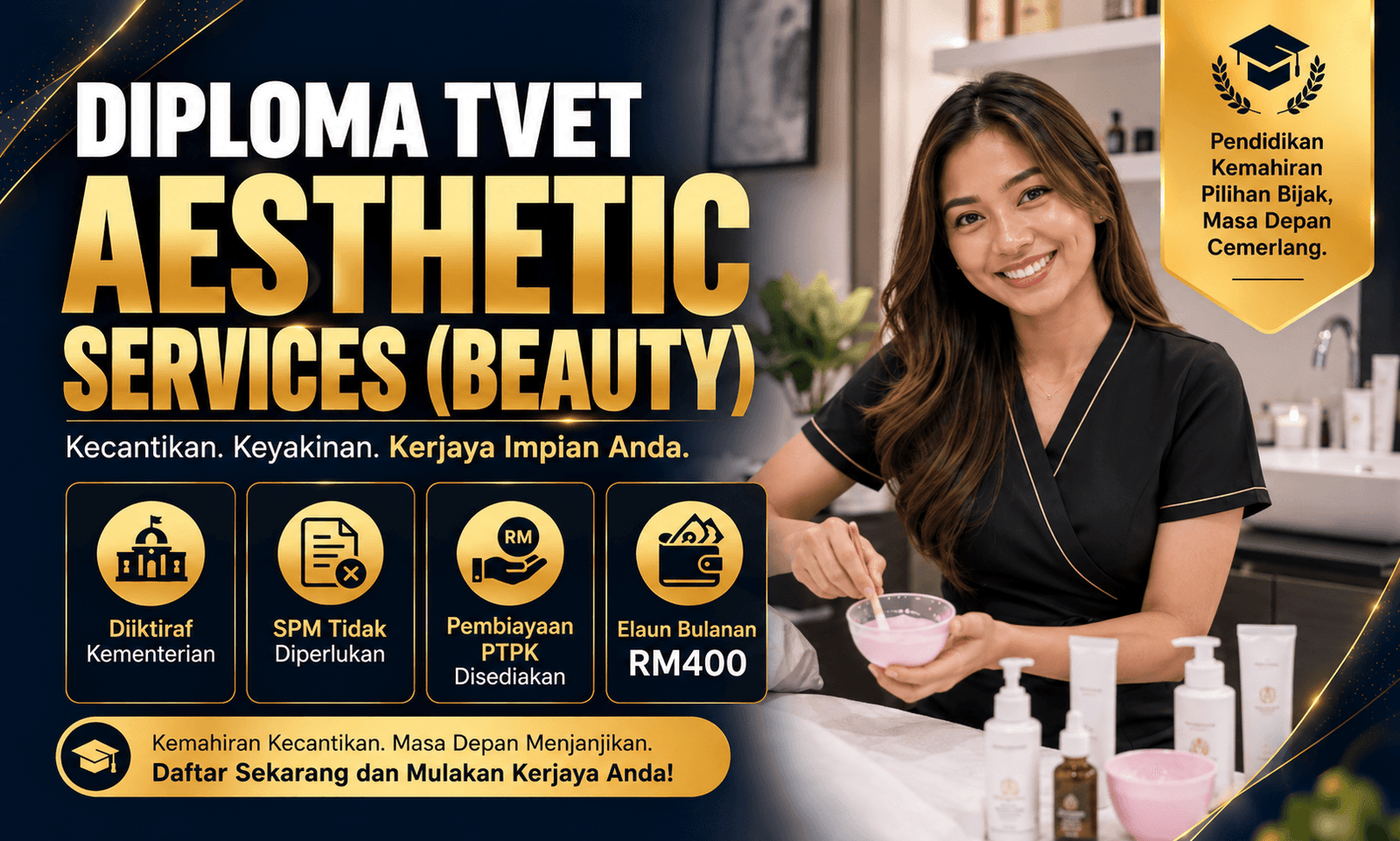 diploma kemahiran tvet aesthetic services beauty (4)