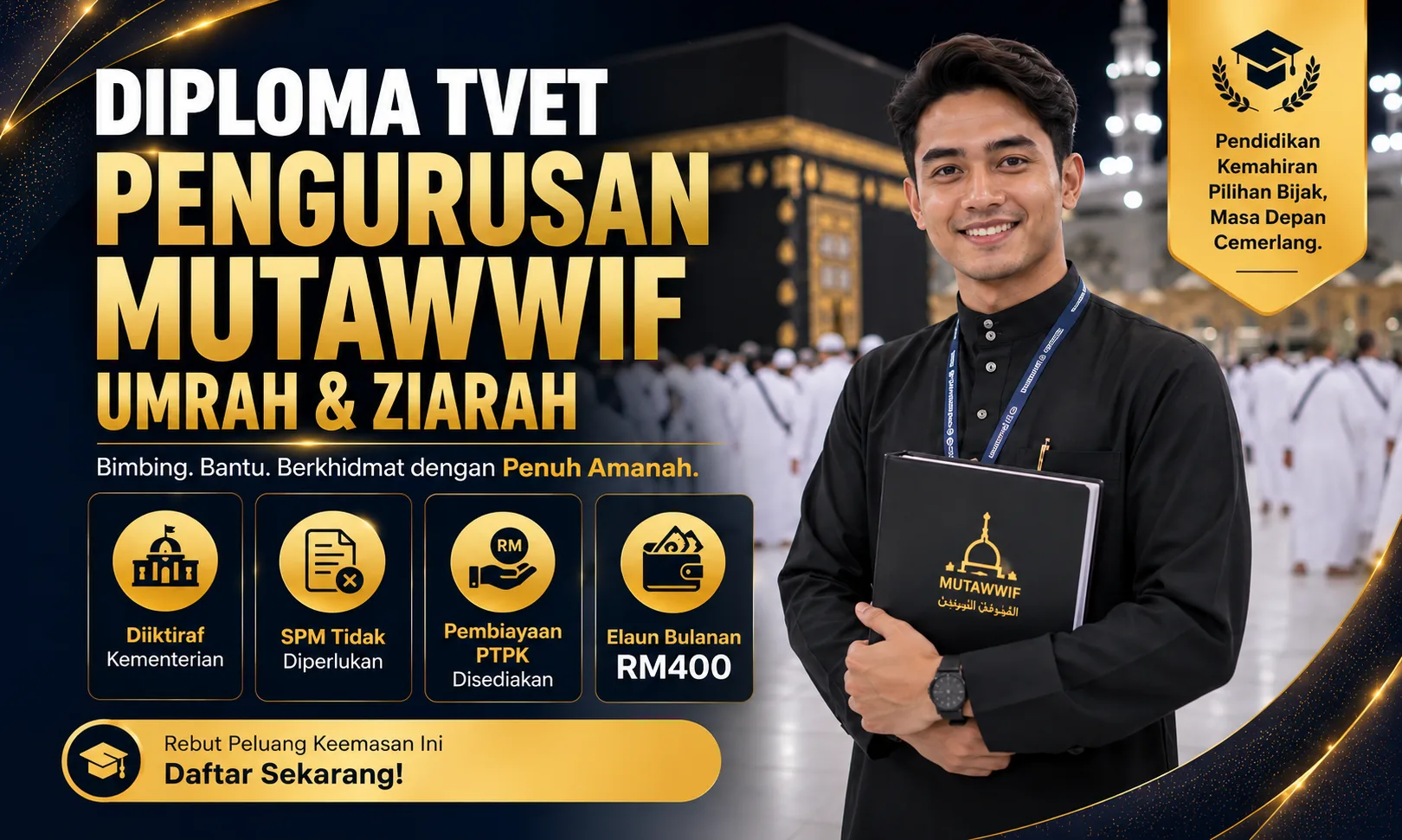 diploma kemahiran tvet pengurusan mutawwif umrah ziarah (4)